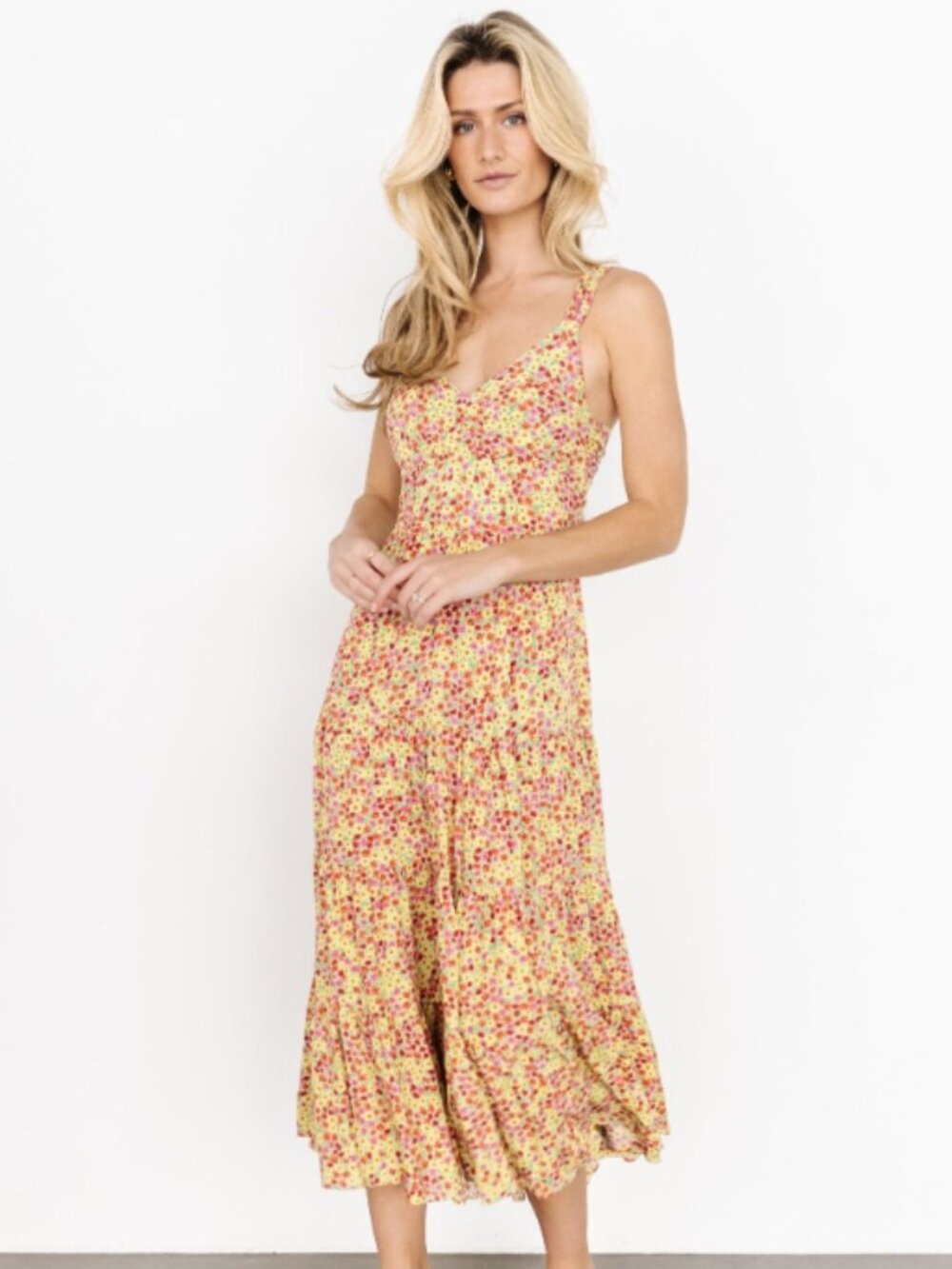 Baltic Born Floral summer midi-maxi dress